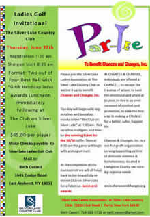 Ladies Golf Inviational at The Silver Lake Country Club June 27, 2013 Download flyer & registration form here